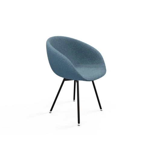 Krzesło KR-501 Ruby Kolory Tkanina Abriamo 13 Boucle Design Italia 2025-2030